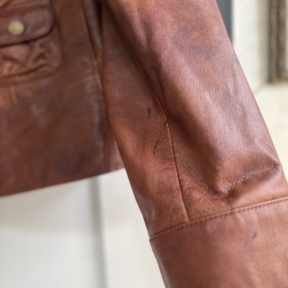 A.N.A. Genuine Leather Jacket - Picture 6 of 13